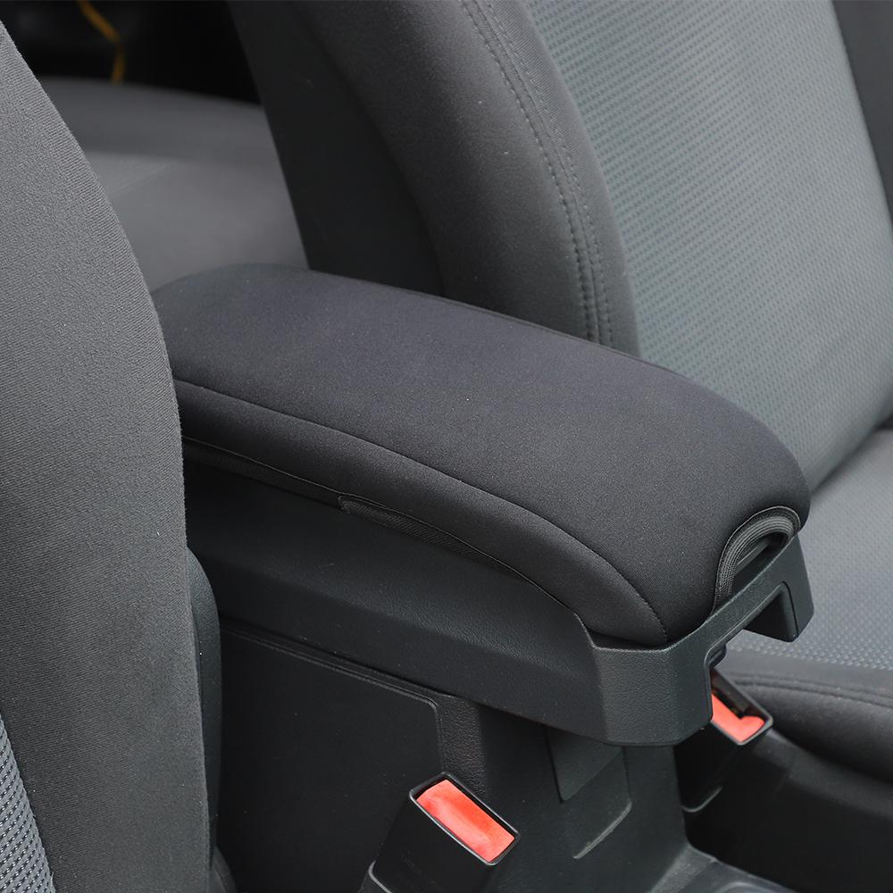 For Jeep Compass 07-16/Patriot 11-16 Center Armrest Box Cloth Cover Black