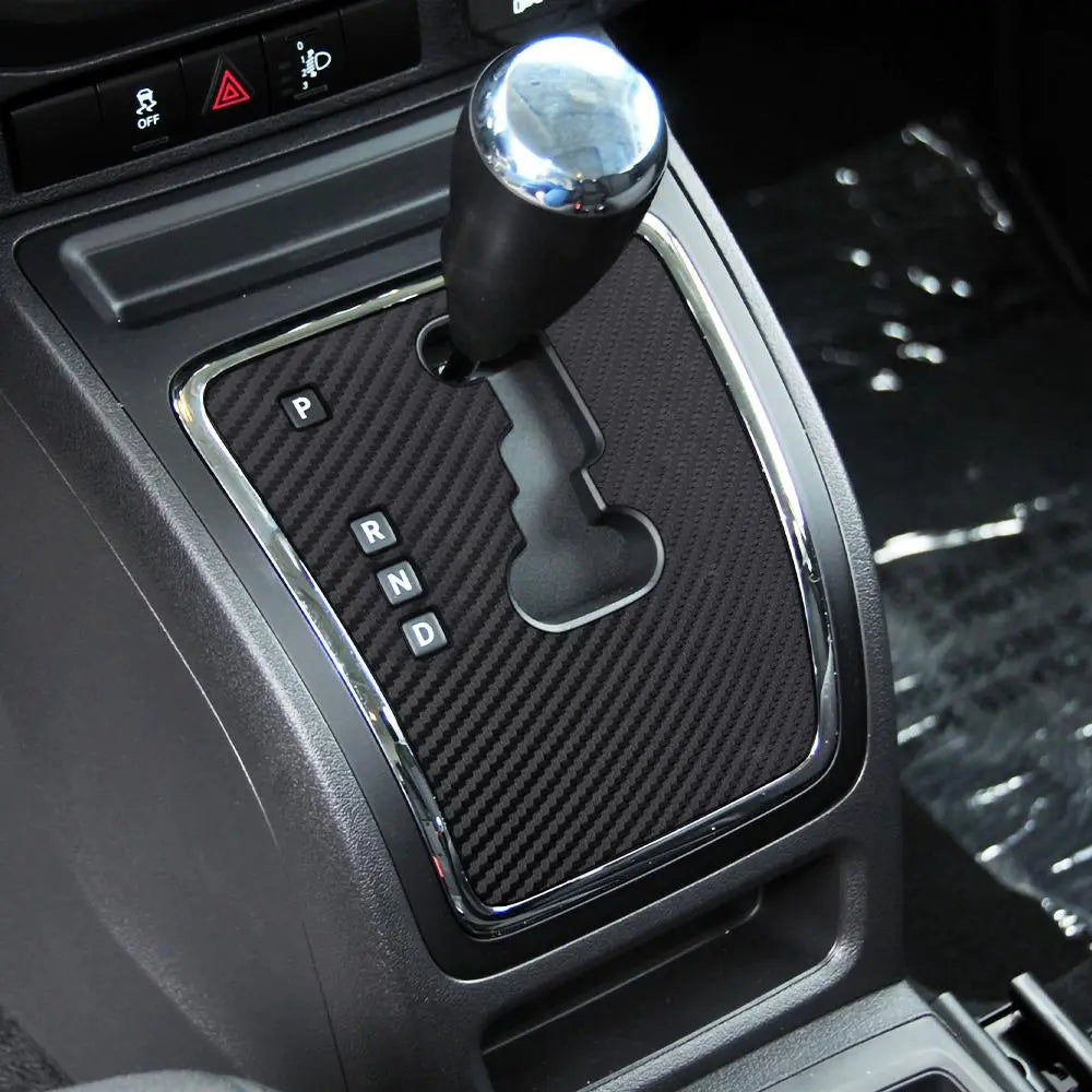 For Jeep Compass 07-16/Patriot 11-16 Gear Shift Panel Decor Trim Carbon Fiber