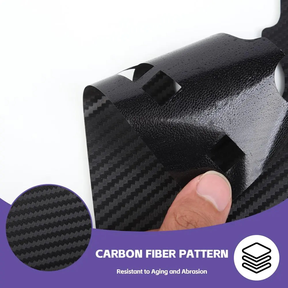 For Jeep Compass 07-16/Patriot 11-16 Gear Shift Panel Decor Trim Carbon Fiber