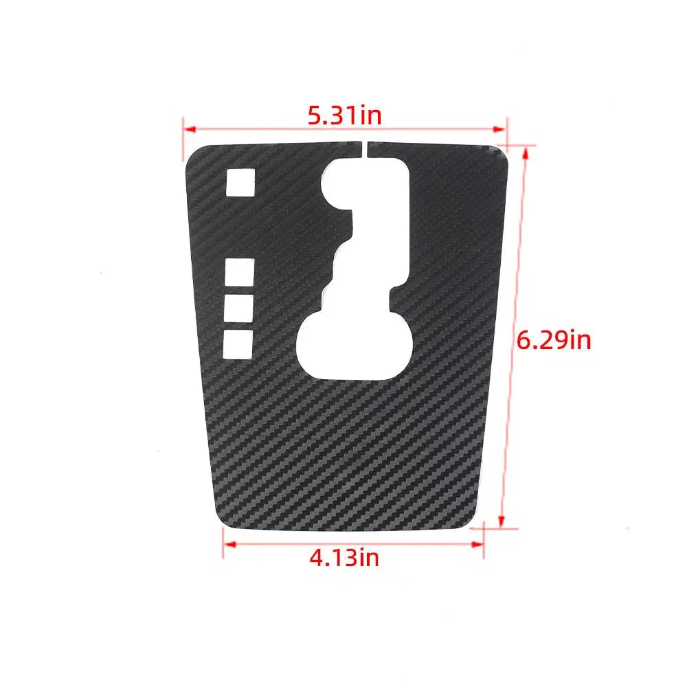 For Jeep Compass 07-16/Patriot 11-16 Gear Shift Panel Decor Trim Carbon Fiber