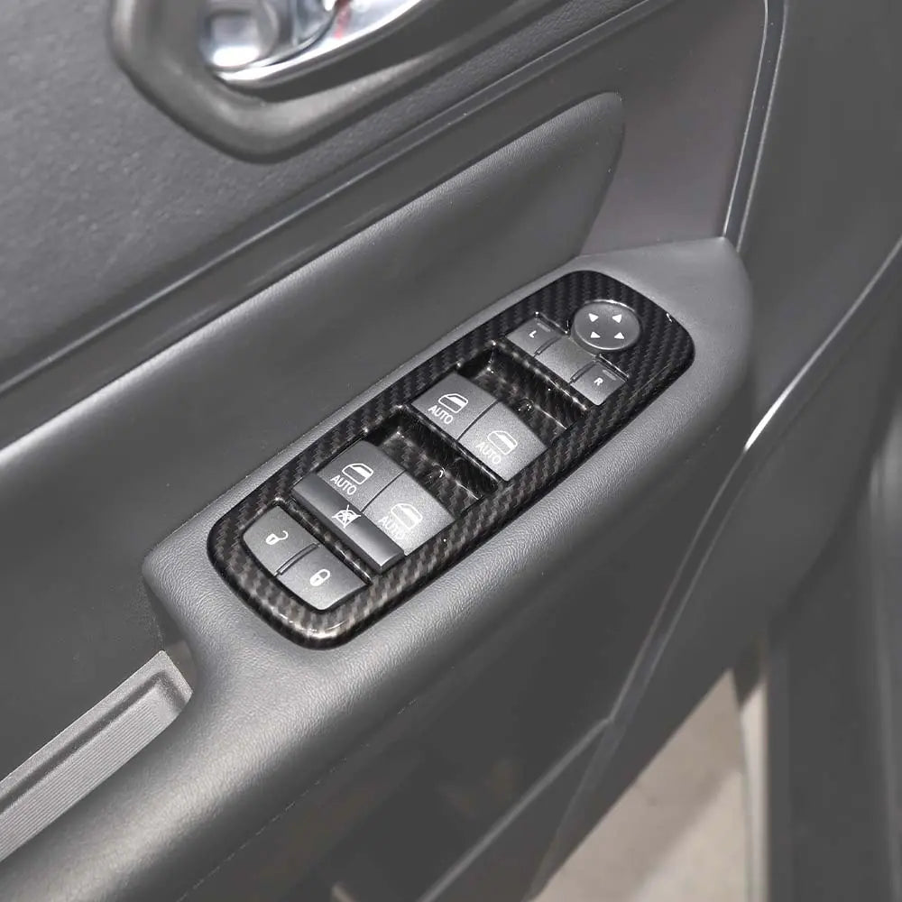 For Jeep Grand Cherokee 2011-2021 WK2 &Cherokee 2014+ Window Lift Switch Button Cover Trim