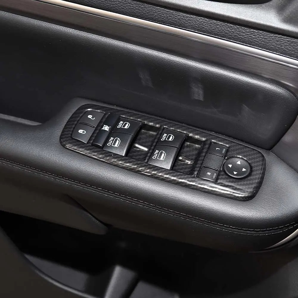For Jeep Grand Cherokee 2011-2021 WK2 &Cherokee 2014+ Window Lift Switch Button Cover Trim
