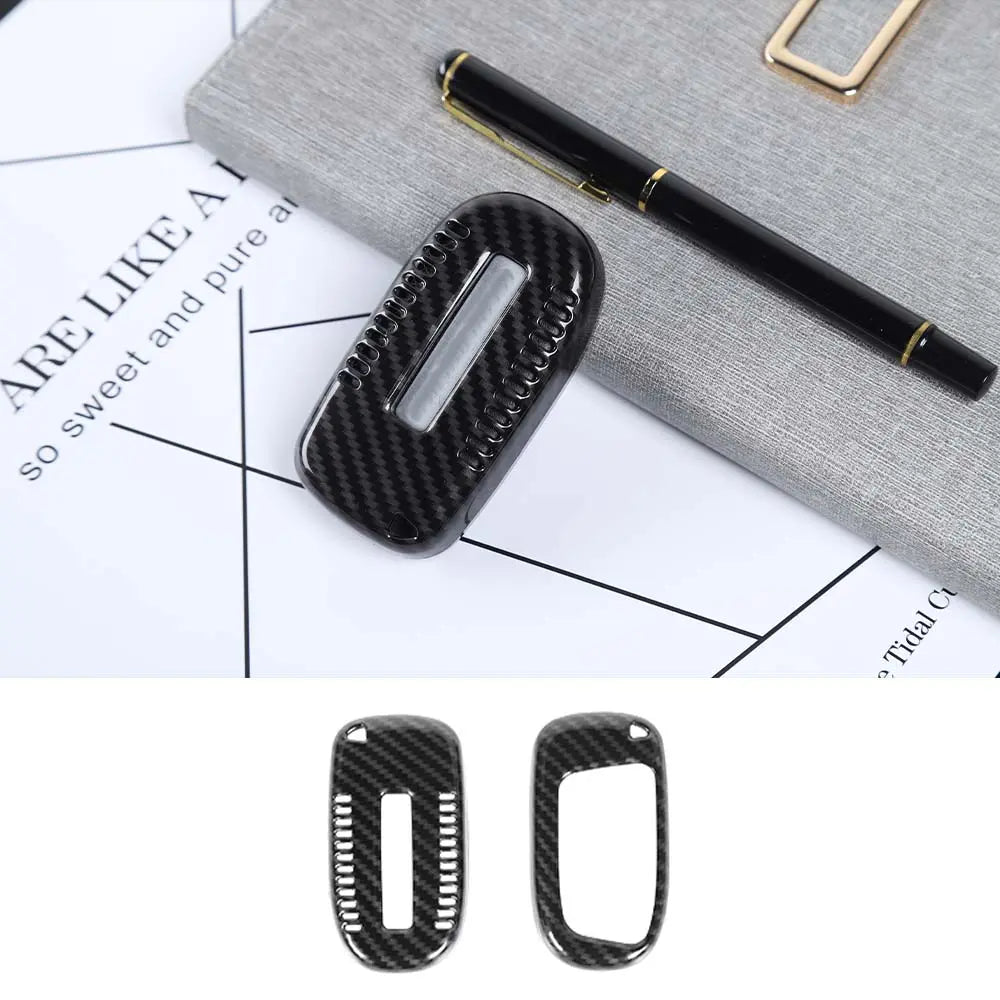 For Jeep 14-21 Grand Cherokee WK2/ 15+ Renegade/ 17+ Compass Key Fob Cover Skin Case Protection