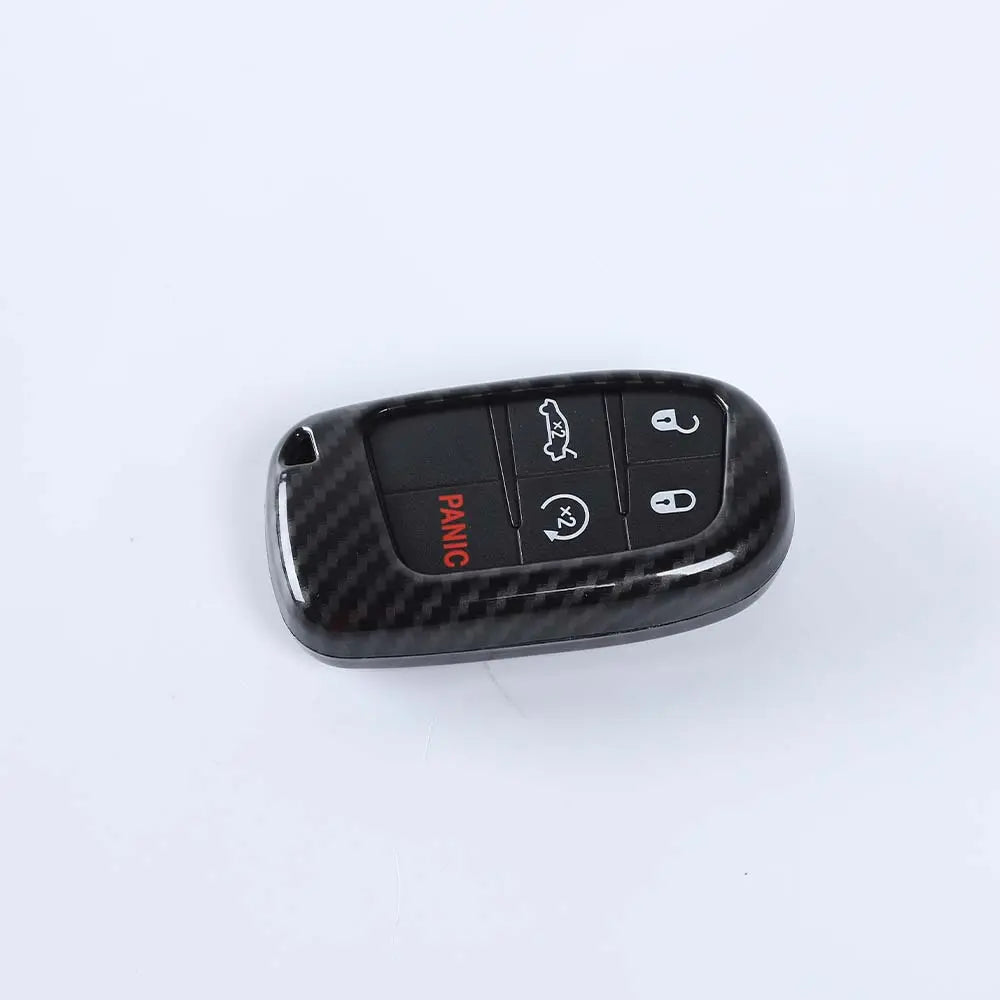 For Jeep 14-21 Grand Cherokee WK2/ 15+ Renegade/ 17+ Compass Key Fob Cover Skin Case Protection
