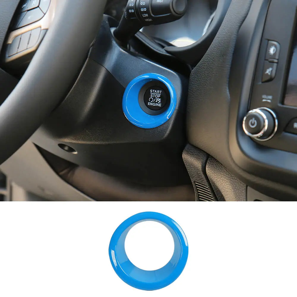 For Jeep 2015+ Renegade & 2017-2021 Compass Engine Start Stop Button Trim Ring Cover