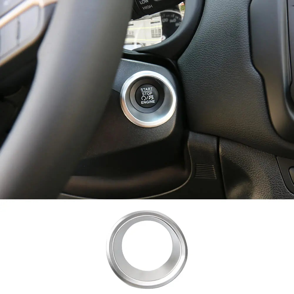 For Jeep 2015+ Renegade & 2017-2021 Compass Engine Start Stop Button Trim Ring Cover