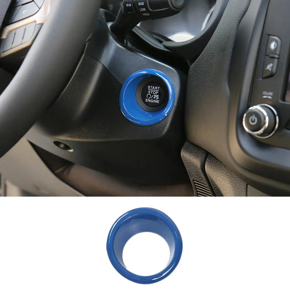 For Jeep 2015+ Renegade & 2017-2021 Compass Engine Start Stop Button Trim Ring Cover