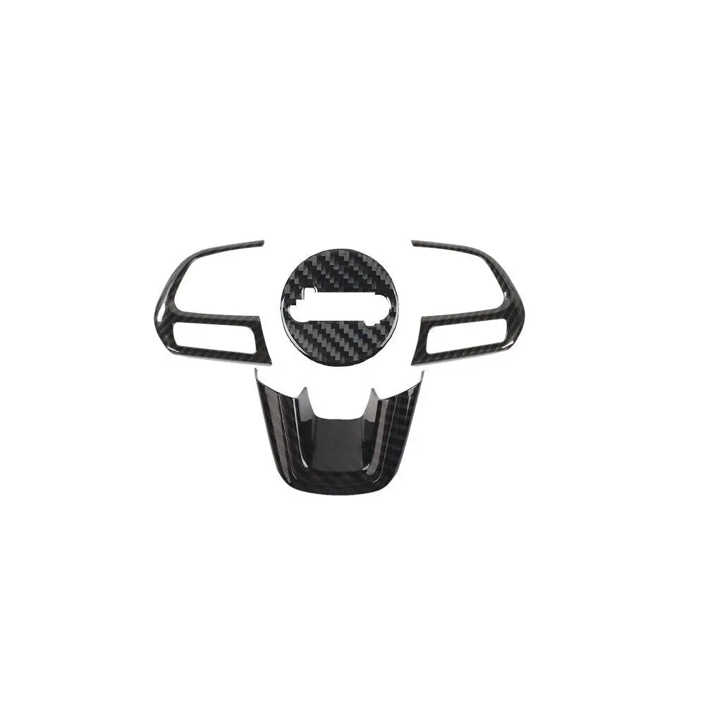 For Jeep Renegade 2015+ & Compass 2017-2021 Steering Wheel Frame Trim Decor Cover 4 Pcs