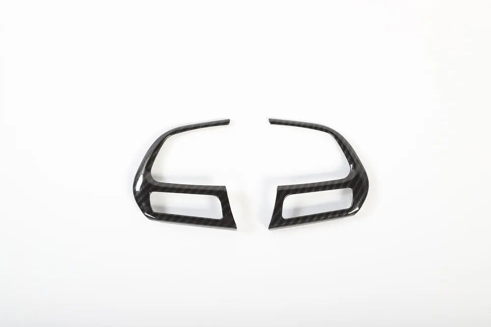For Jeep Renegade 2015+ & Compass 2017-2021 Steering Wheel Frame Trim Decor Cover 4 Pcs