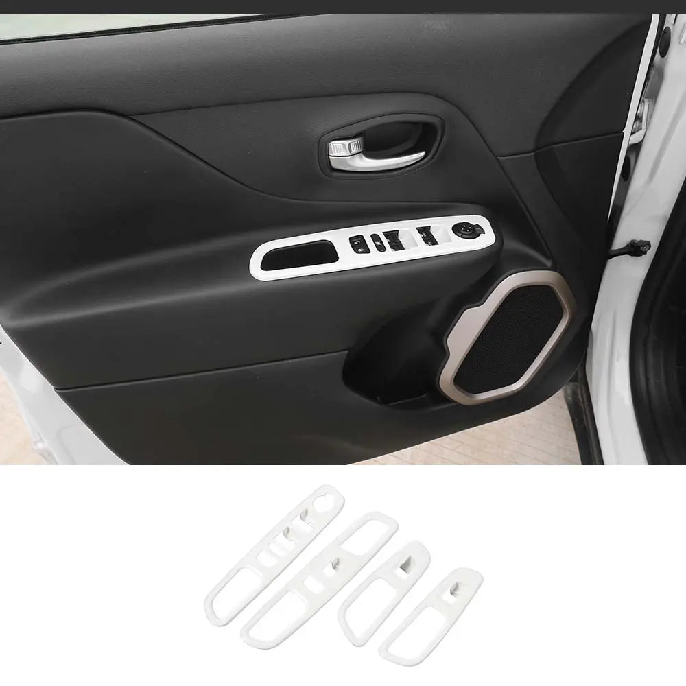 For 2015+ Jeep Renegade Window Lift Panel Cover Trim Frame