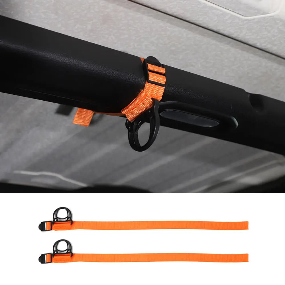 For Jeep Universal 2PCS Roll Bar Coat Hanger Clothes Hook
