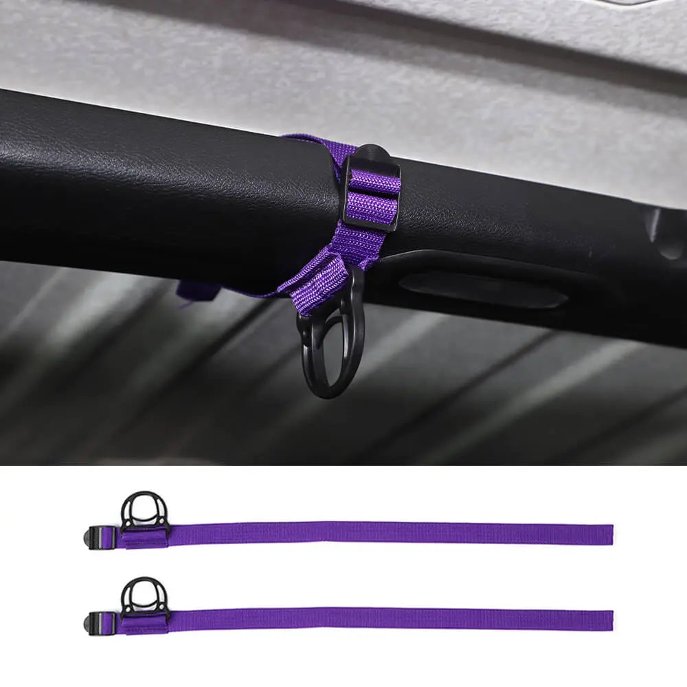 For Jeep Universal 2PCS Roll Bar Coat Hanger Clothes Hook
