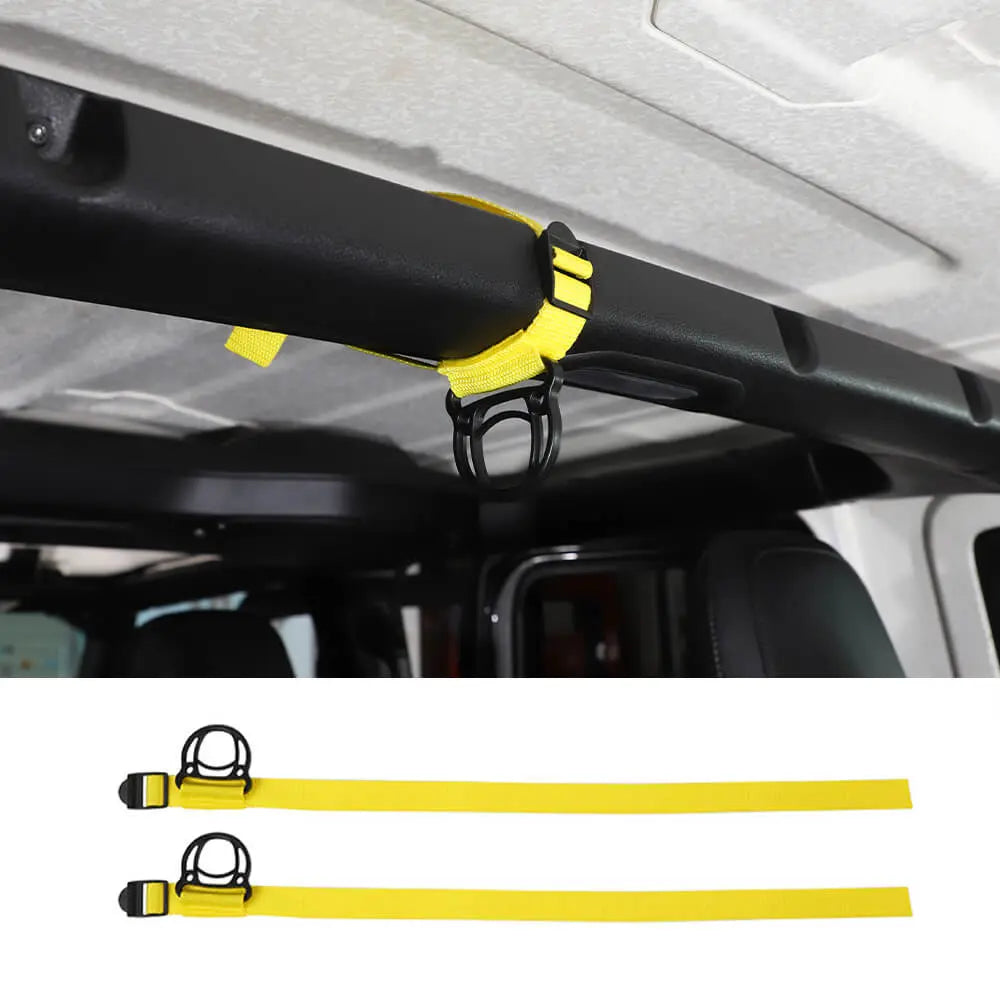 For Jeep Universal 2PCS Roll Bar Coat Hanger Clothes Hook