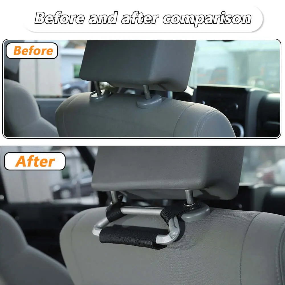 For Jeep Universal Back-Grip Headrest Passenger Grab Handles
