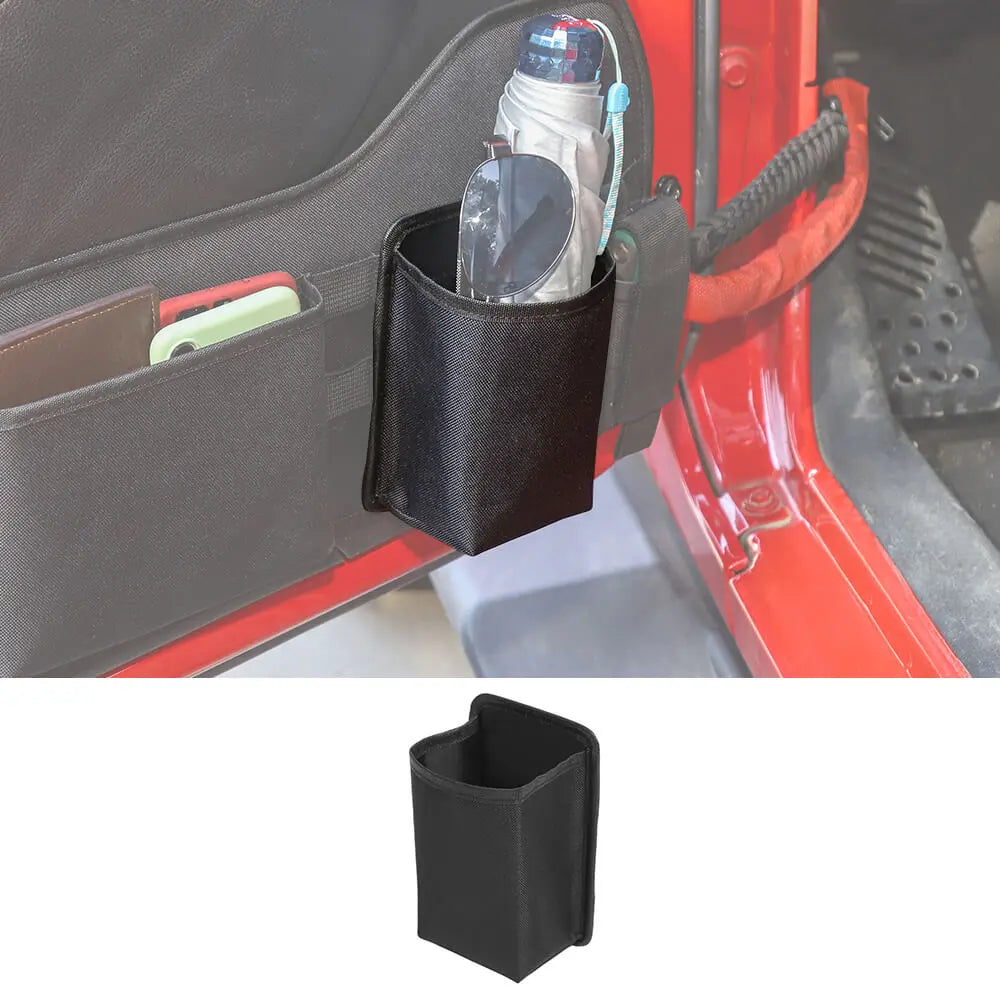 For Jeep Wrangler CJ YJ JK JL JT Front Rear Door Multi-functional Storage Bag Pocket
