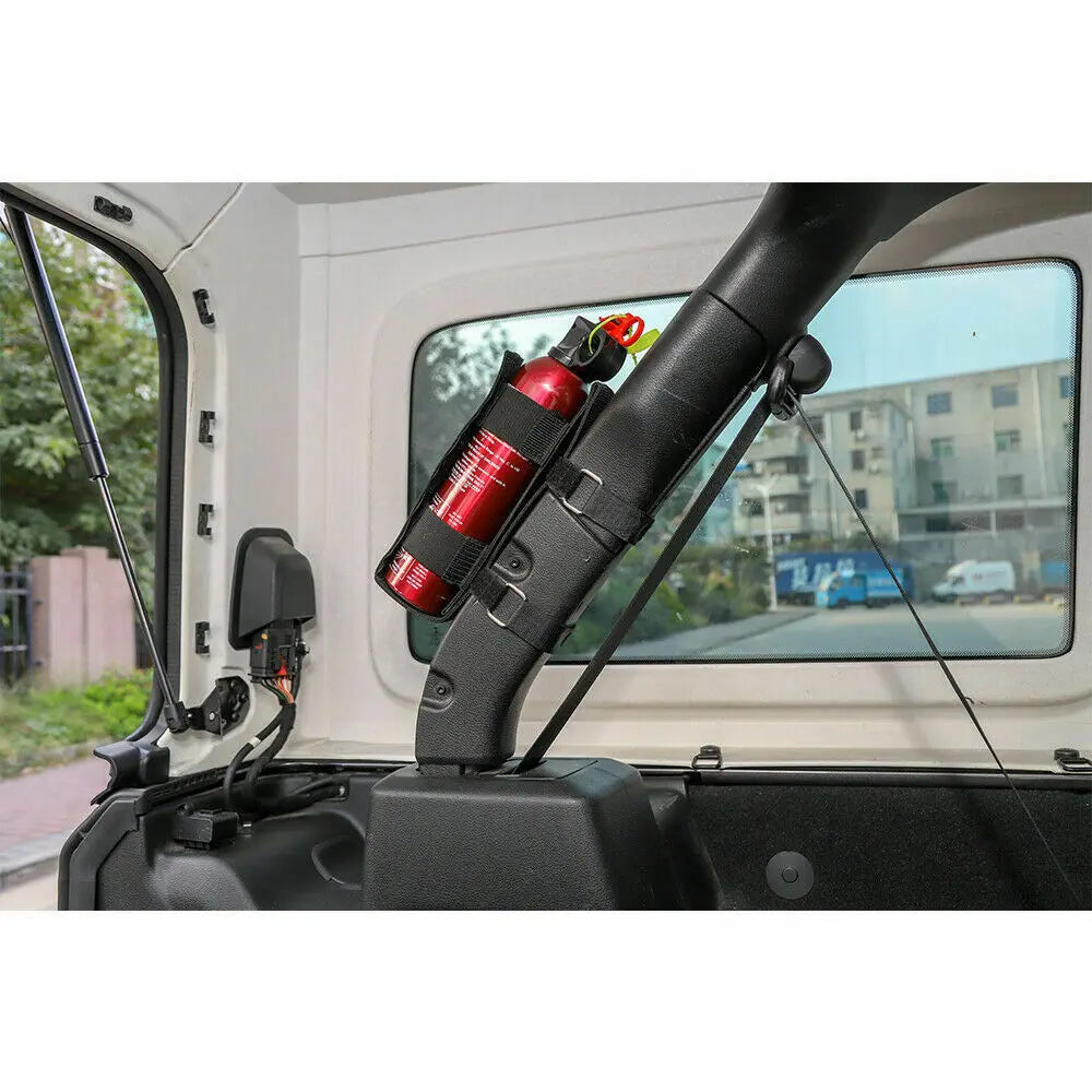 For Jeep Wrangler CJ YJ LJ TJ JK JL Roll Bar Fire Extinguisher Mount Holder