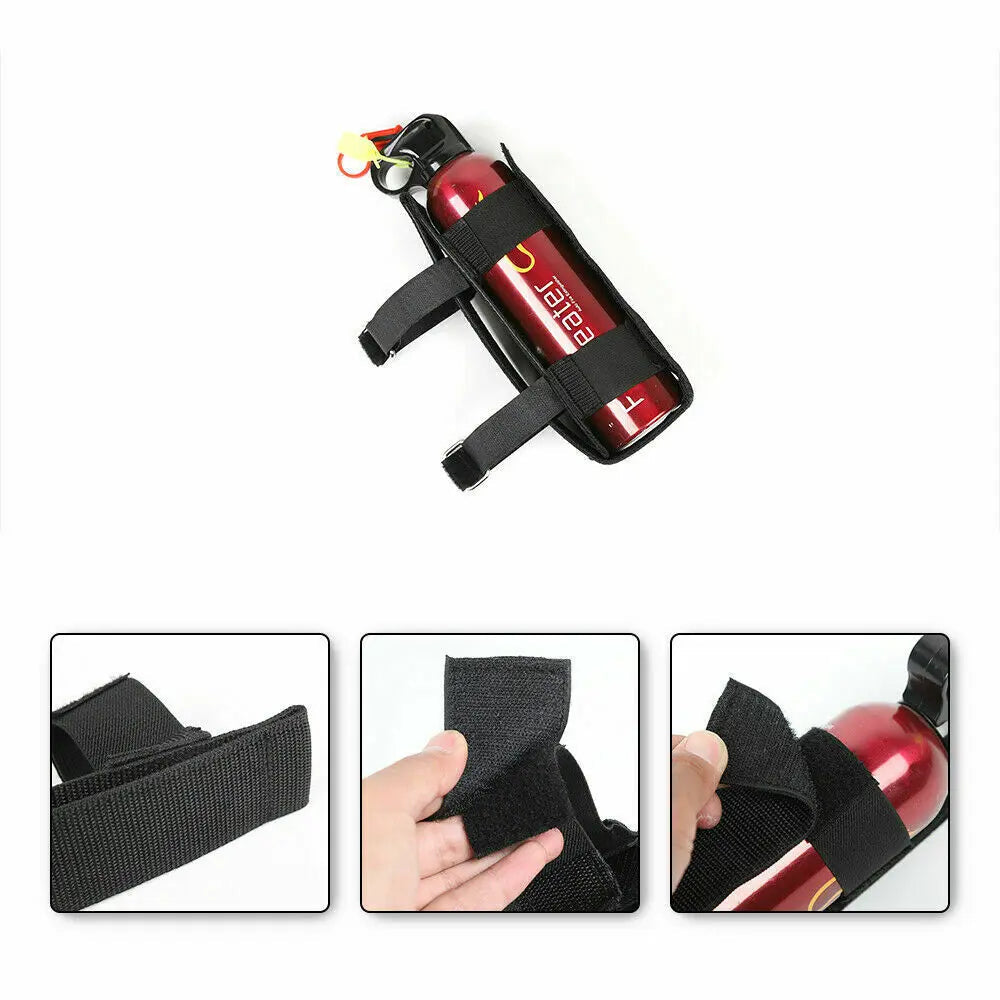 For Jeep Wrangler CJ YJ LJ TJ JK JL Roll Bar Fire Extinguisher Mount Holder