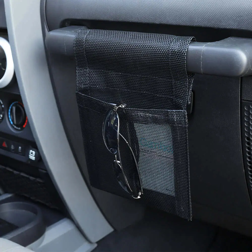 For Jeep Wrangler CJ YJ TJ JK JKU JL Co-Pilot Grab Bar Handle Hanging Storage Bags