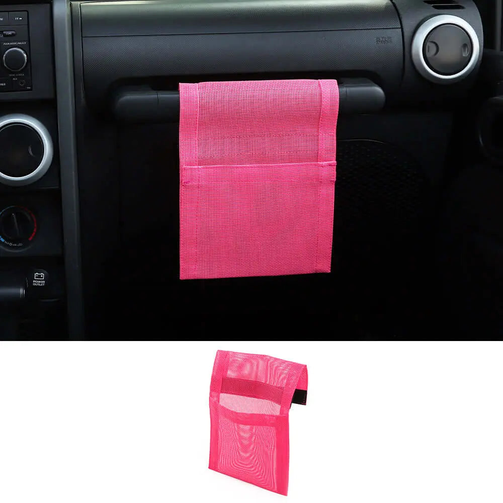 For Jeep Wrangler CJ YJ TJ JK JKU JL Co-Pilot Grab Bar Handle Hanging Storage Bags
