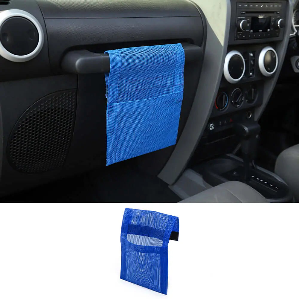 For Jeep Wrangler CJ YJ TJ JK JKU JL Co-Pilot Grab Bar Handle Hanging Storage Bags