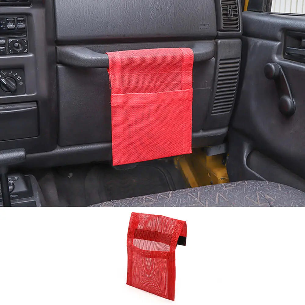 For Jeep Wrangler CJ YJ TJ JK JKU JL Co-Pilot Grab Bar Handle Hanging Storage Bags