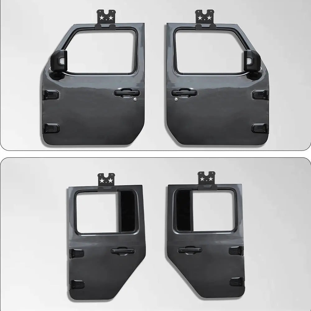For Jeep Wrangler CJ YJ TJ JK JL Door Storage Hanger Wall Mount Holder