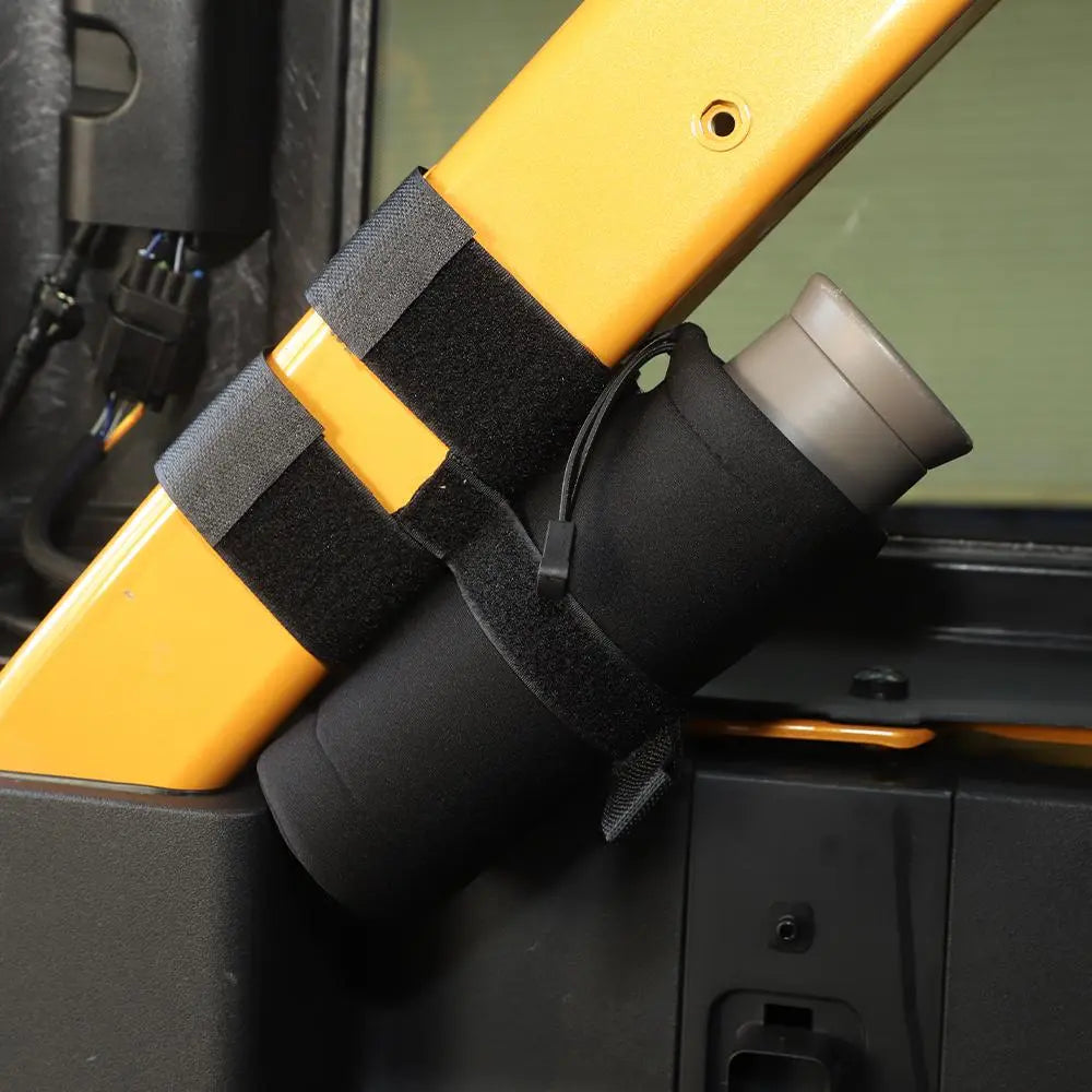 For Jeep Wrangler CJ YJ TJ JK JL JT Bandage Roll Bar Fire Extinguisher Holder Small