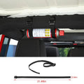 For Jeep Wrangler CJ YJ TJ JK JL JT Soft Top Rear Window Roll-Up Snap Straps