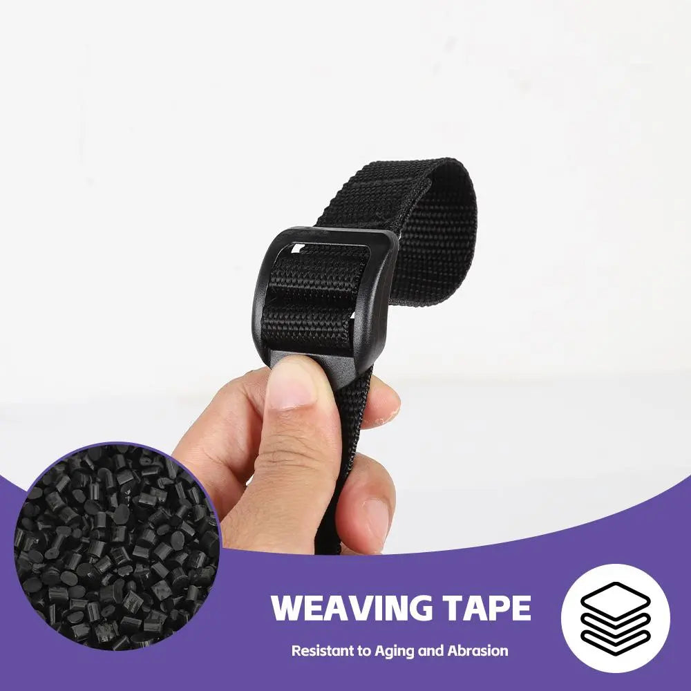 For Jeep Wrangler CJ YJ TJ JK JL JT Soft Top Rear Window Roll-Up Snap Straps