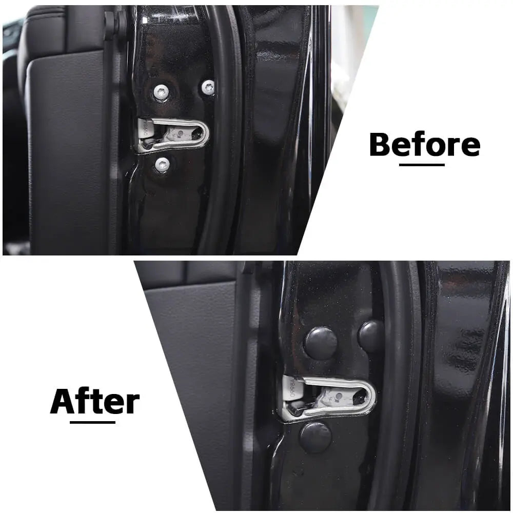 For Jeep Wrangler CJ YJ TJ JK JL JT & Cherokee /Patriot Interior Door Lock Screw Protector Cover Cap Trim 12PCS