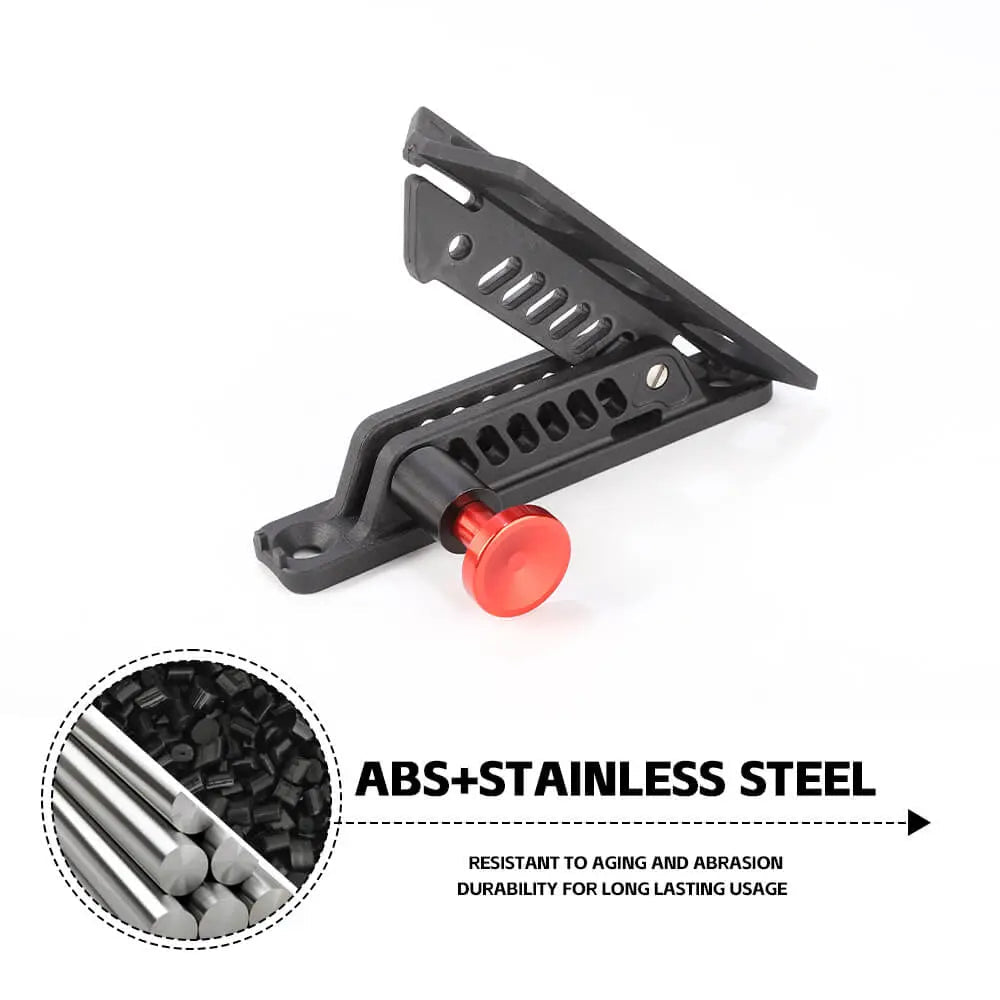 For Jeep Wrangler CJ YJ TJ JK JL Quick Release Fire Extinguisher Mount - Aluminum Adjustable UTV Roll Bar Fire Extinguisher Holder Mounting Bracket
