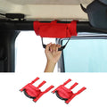 For Jeep Wrangler CJ YJ TJ JK JL &Gladiator JT Heavy Duty Roll Bar Grab Handles with Storage Bag