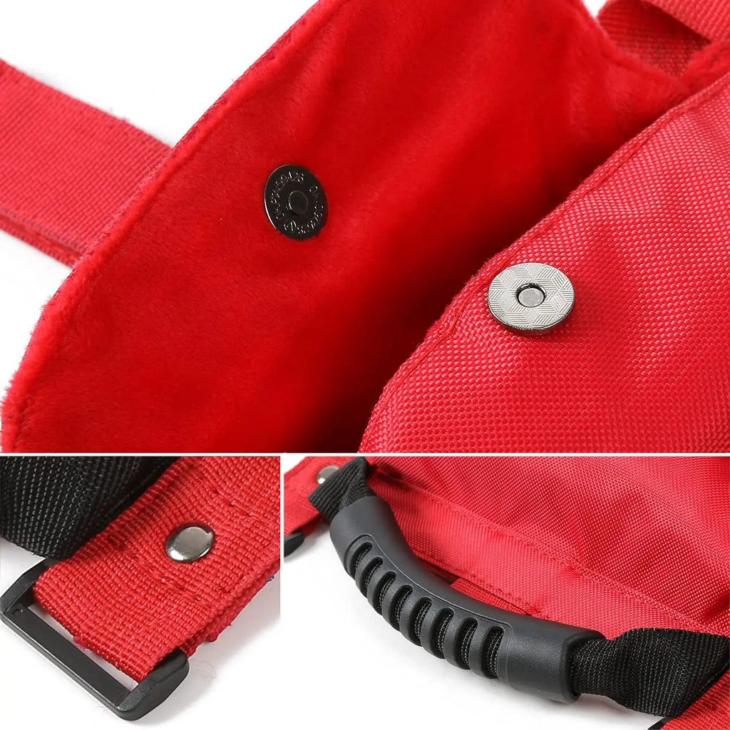 For Jeep Wrangler CJ YJ TJ JK JL &Gladiator JT Heavy Duty Roll Bar Grab Handles with Storage Bag