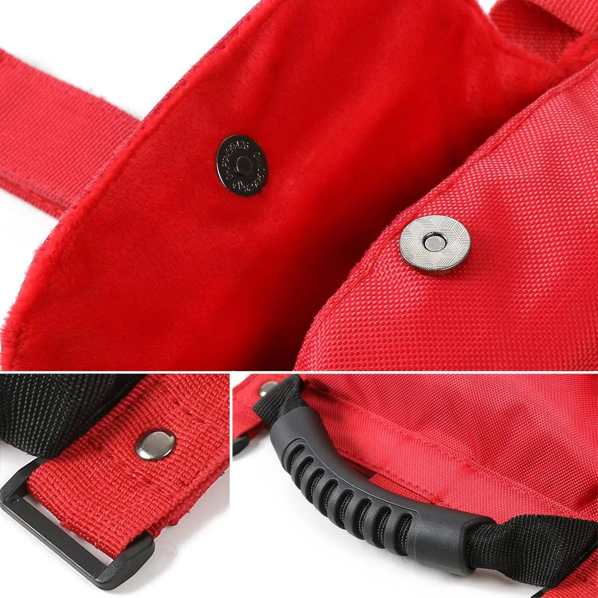 For Jeep Wrangler CJ YJ TJ JK JL &Gladiator JT Heavy Duty Roll Bar Grab Handles with Storage Bag