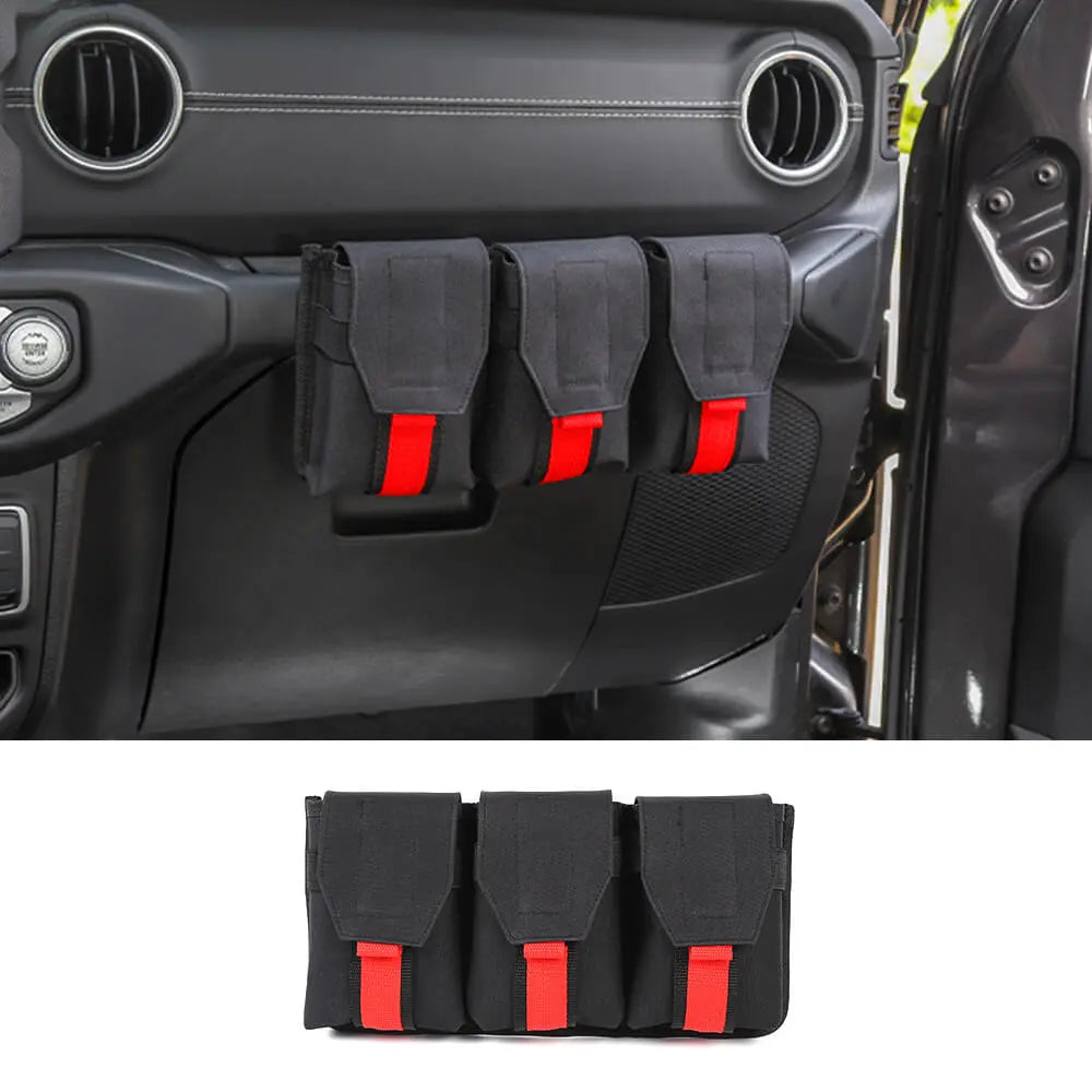 For Jeep Wrangler CJ YJ TJ LJ JK JKU JL JLU JT Auto Passenger Grab Handle Storage Bag