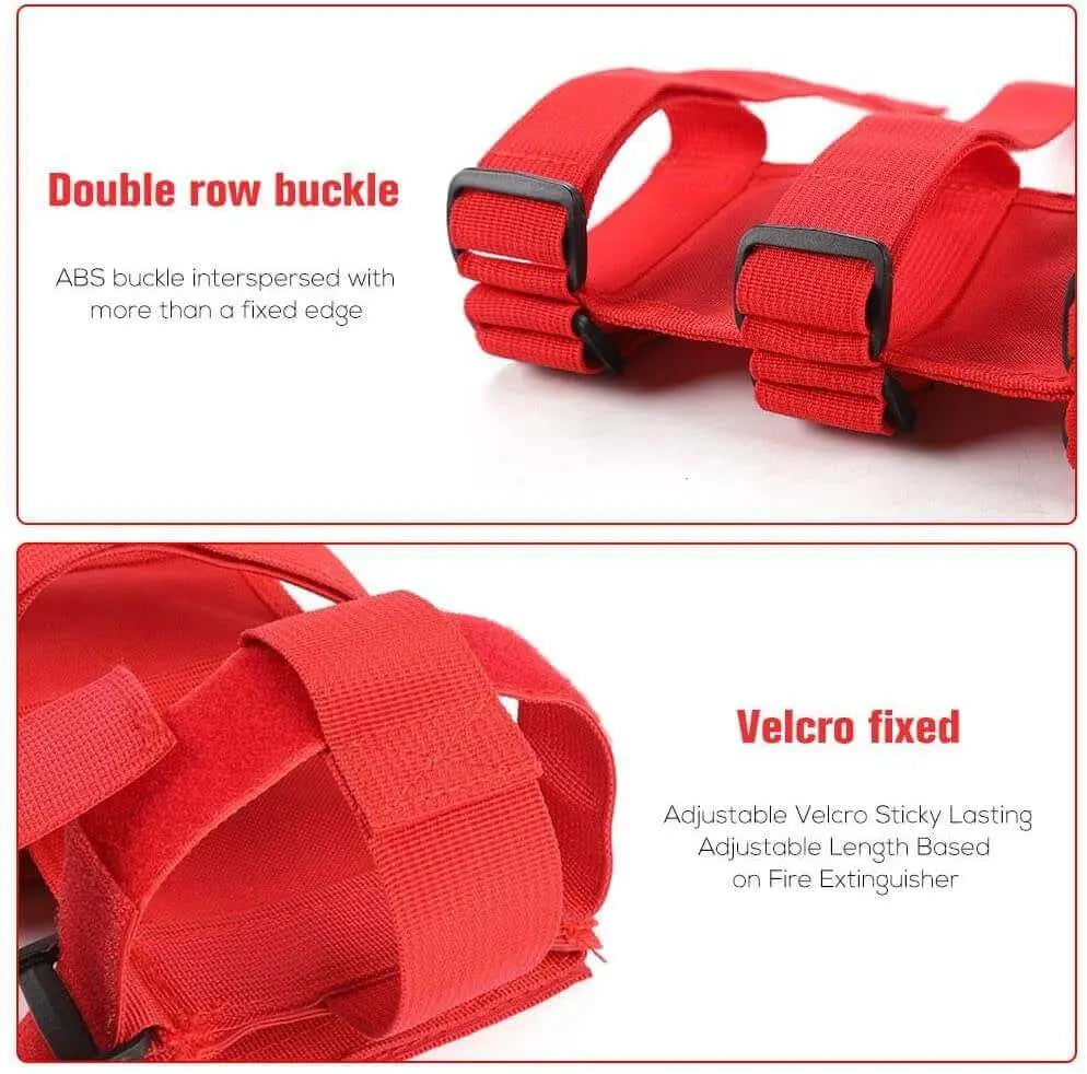 For Jeep Wrangler CJ YJ TJ LJ JK JL JT Roll Bar Fire Extinguisher Holder Adjustable Strap Mount