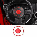 For Jeep Wrangler JK 07-18/Grand Cherokee 11-13 /Patriot 11-16 2X Steering Wheel Central Ring Trim