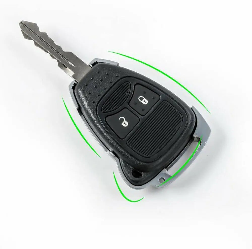 For Jeep Wrangler JK 08-18/ Compass 08-15/ Patriot 11-16 Car Key Fob Shell Case