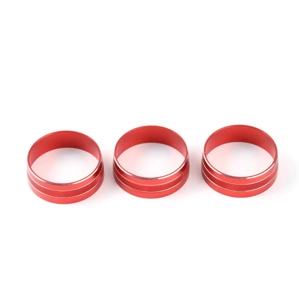 For Jeep Wrangler JK 11-18/ Compass Patriot 10-16 / Liberty 08-12 Air Conditioner Switch Knob Trim Ring
