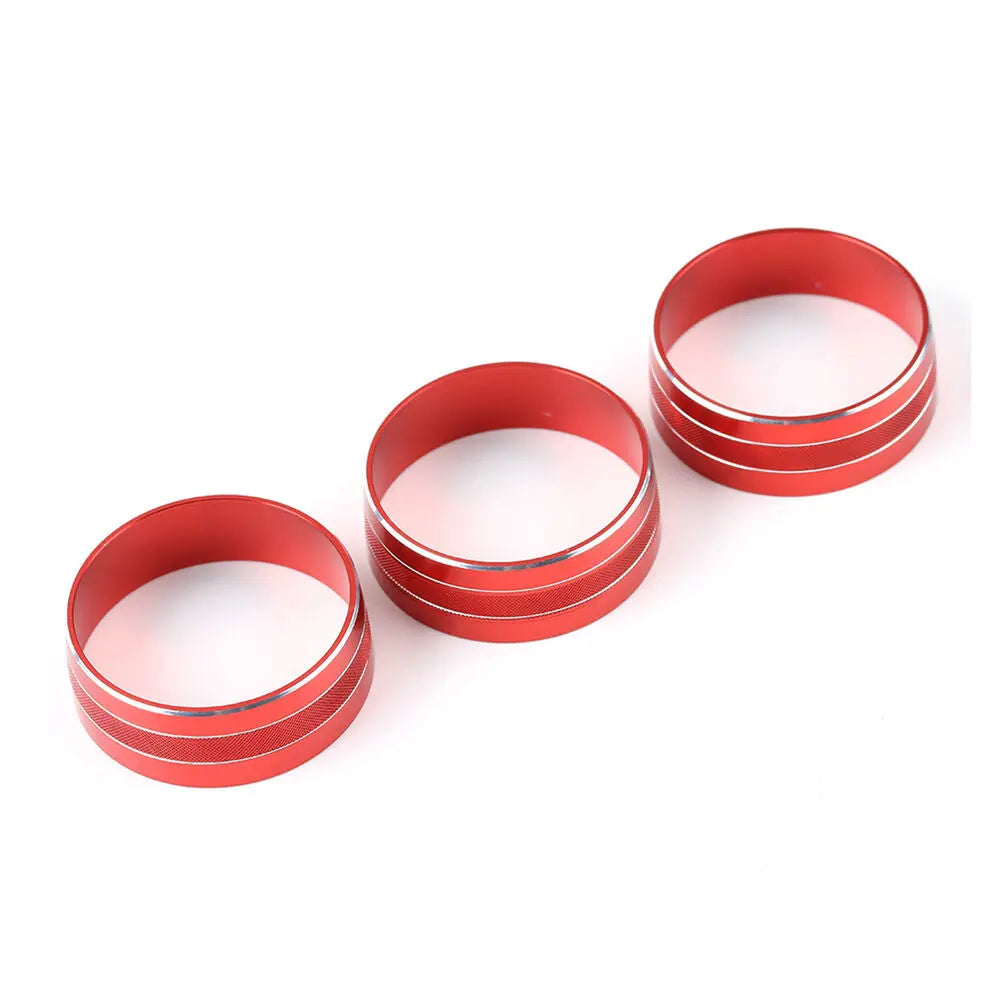 For Jeep Wrangler JK 11-18/ Compass Patriot 10-16 / Liberty 08-12 Air Conditioner Switch Knob Trim Ring
