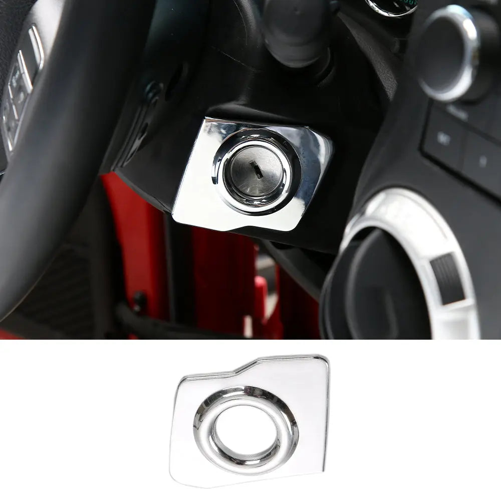 For Jeep Wrangler JK 2007-18/ Compass 07-16/ Patriot 11-16 Engine Start Stop Ignition Keyhole Trim Cover