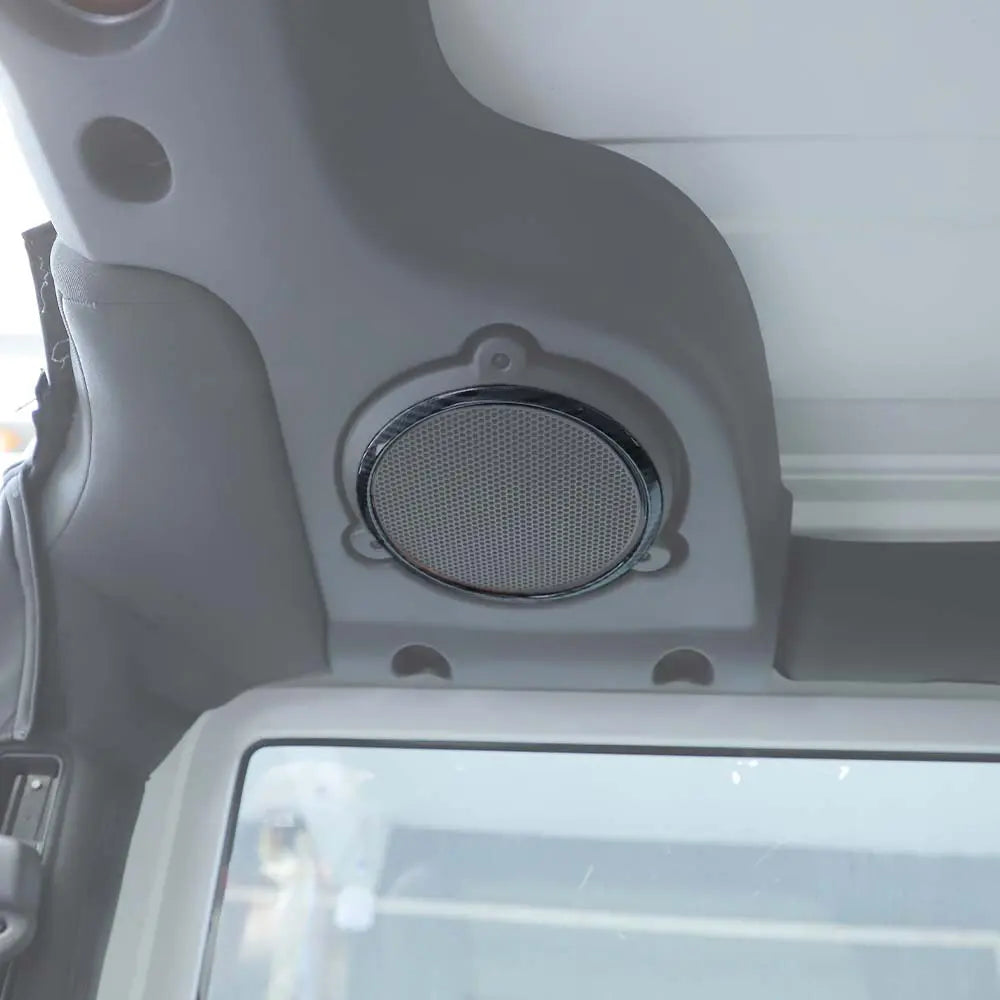 For Jeep Wrangler JK 2007-2014 Car Roof Sound Speaker Trim Ring Cover Bezel