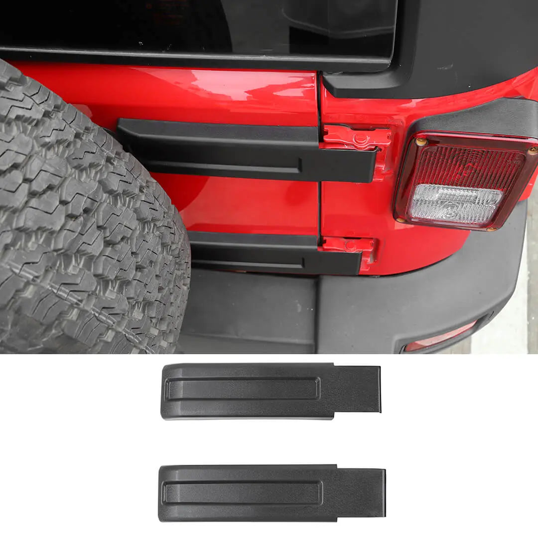 For Jeep Wrangler JK 2007-2018 Exterior Rear Tailgate Hinge Cover Trim Original Vehicle Accessories