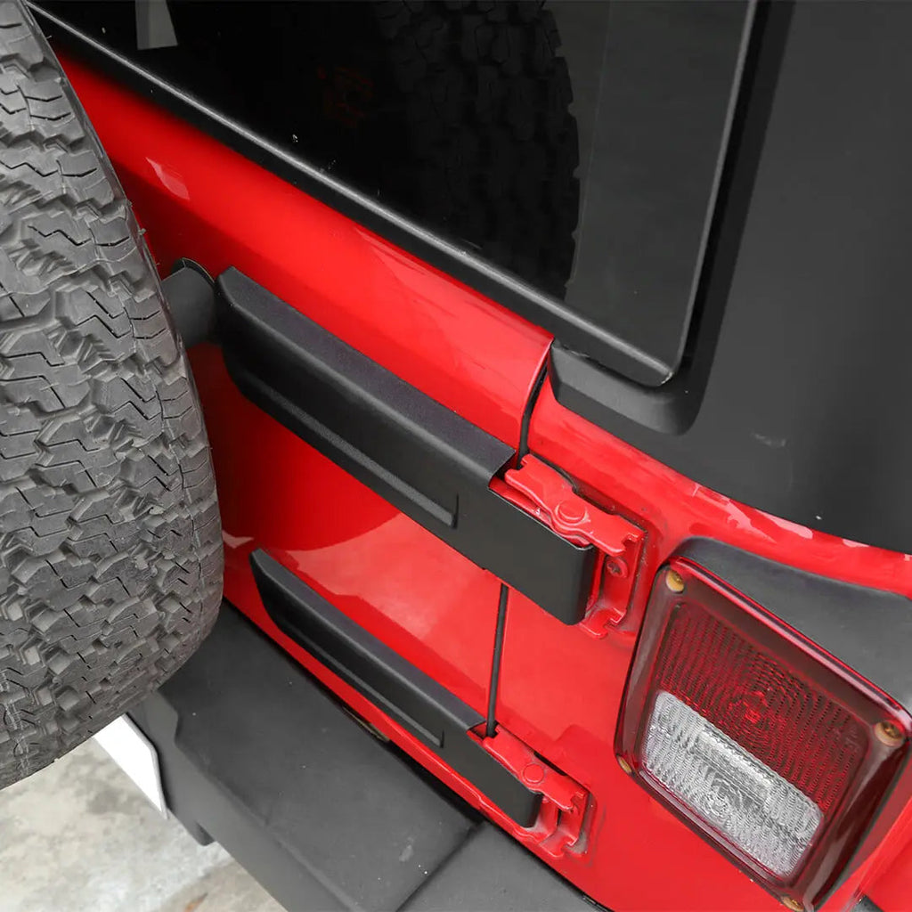 For Jeep Wrangler JK 2007-2018 Exterior Rear Tailgate Hinge Cover Trim Original Vehicle Accessories