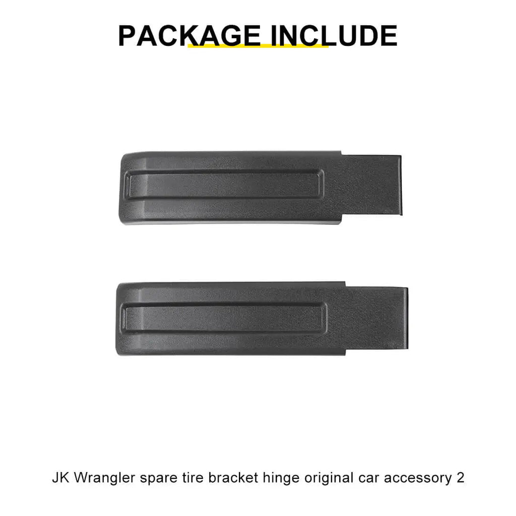 For Jeep Wrangler JK 2007-2018 Exterior Rear Tailgate Hinge Cover Trim Original Vehicle Accessories