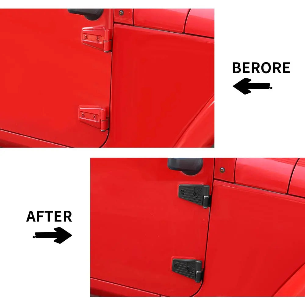 For Jeep Wrangler JK 2007-2018 US Flag Inner &Outler Car Door Hinge Original Accessories 2/4-Door