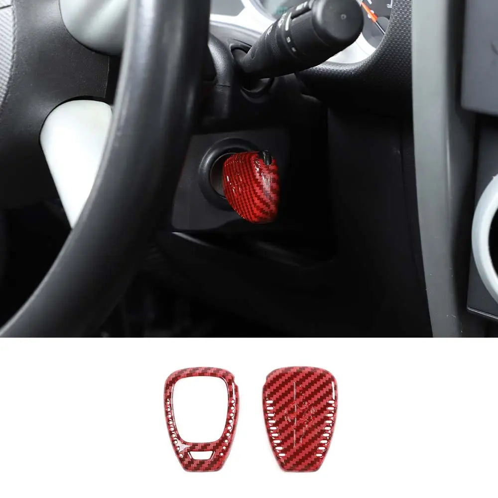 For Jeep Wrangler JK JKU 2007-18 / Compass 2008-16 / Patriot 2011-16 Car Key Fob Cover Case