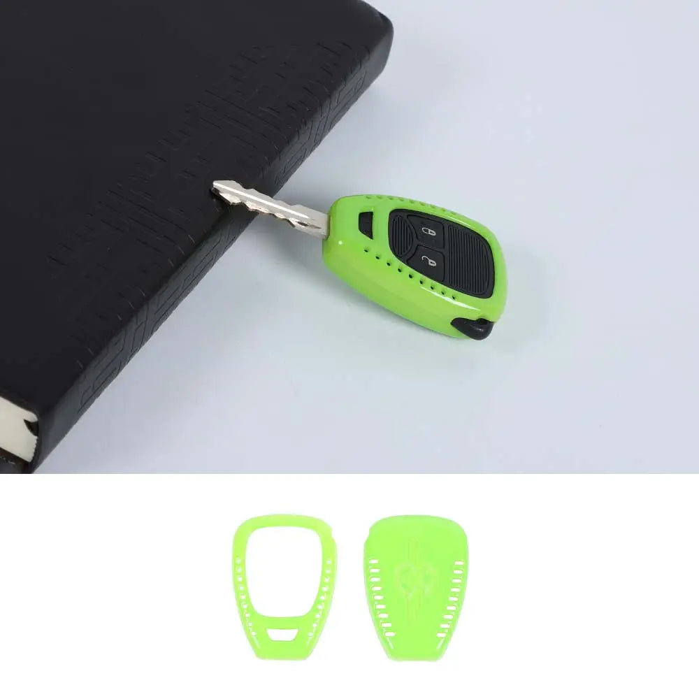 For Jeep Wrangler JK JKU 2007-18 / Compass 2008-16 / Patriot 2011-16 Car Key Fob Cover Case