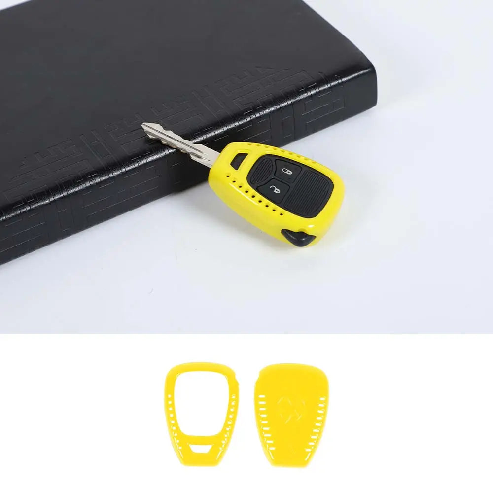 For Jeep Wrangler JK JKU 2007-18 / Compass 2008-16 / Patriot 2011-16 Car Key Fob Cover Case