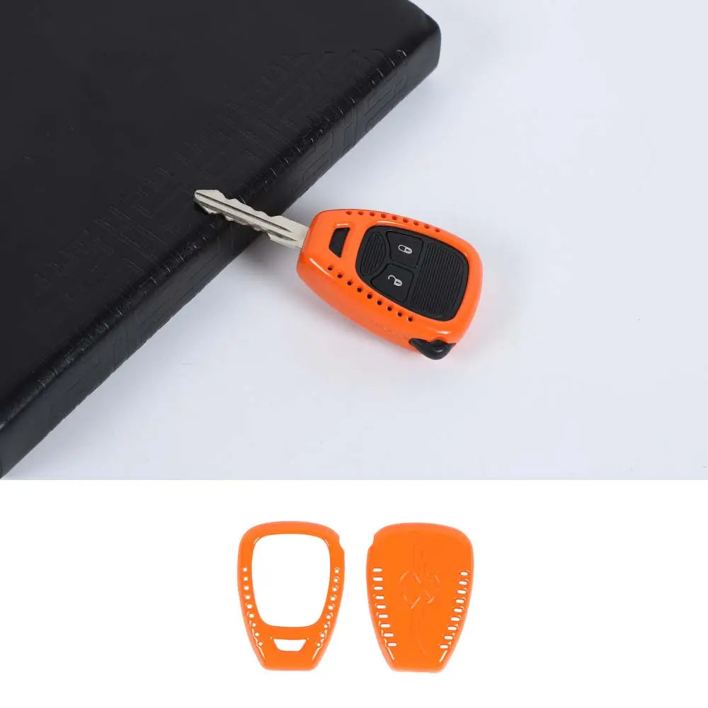 For Jeep Wrangler JK JKU 2007-18 / Compass 2008-16 / Patriot 2011-16 Car Key Fob Cover Case